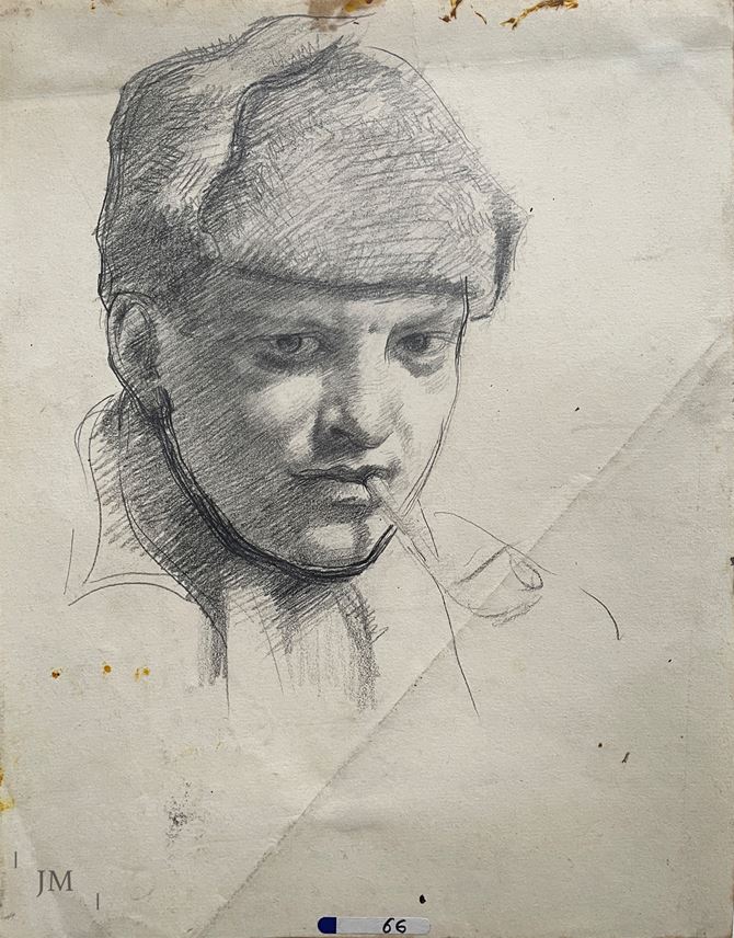 Francis Helps - Two portrait studies of Howard Somervell | MasterArt
